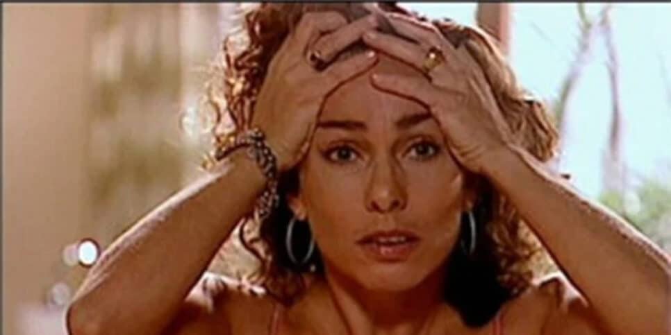 Cissa Guimarães em "O Clone" (Foto Reprodução)