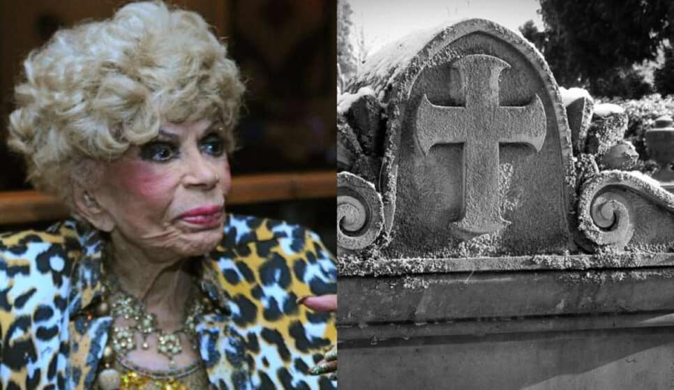 Túmulo de Dercy Gonçalves foi aberto e descoberta impressionou o Brasil (Foto Reprodução/Montagem)