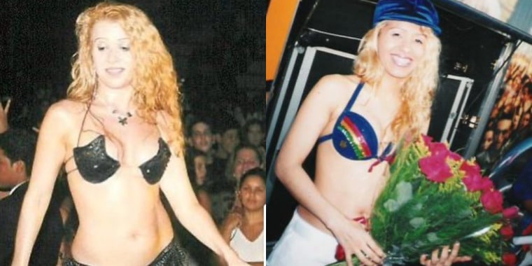 Joelma no inicio de sua carreira (Foto Reprodução/Montagem/Instagram/Fatos da Tv)