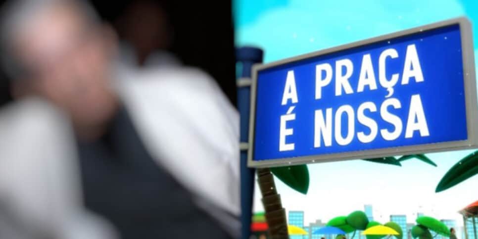 Ator de "A Praça é Nossa" precisou ser socorrido após perder os movimentos (Foto Reprodução/Montagem/Fatos da Tv)