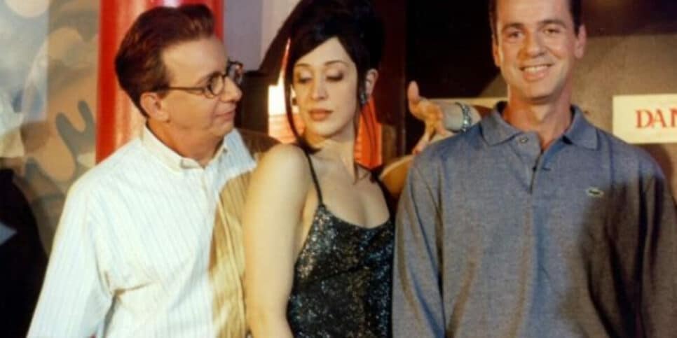 Marco Nanini, Claudia Raia e Luis (Foto Reprodução/Internet)