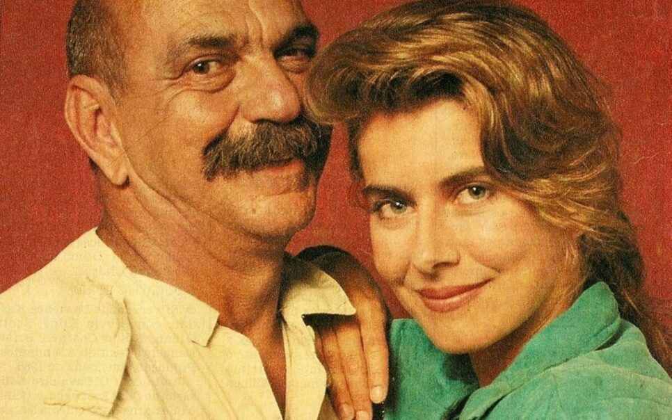 Maitê Proença e Lima Duarte fizeram par romântico em "O Salvador da Pátria" (Foto Reprodução)
