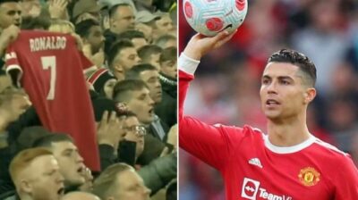 Imagem do post Cristiano Ronaldo recebeu homenagem do público após morte de seu filho