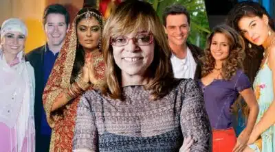 Gloria Perez e alguns de seus personagens (Foto: Reprodução)