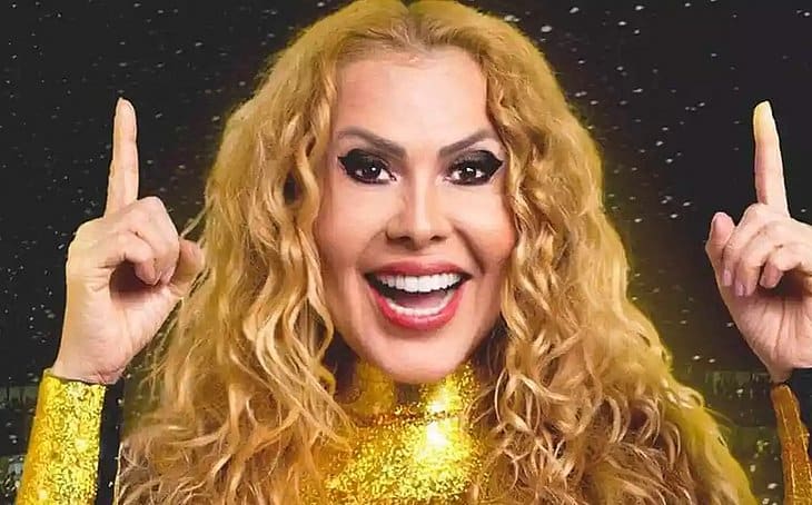 Joelma virou um fenômeno nacional após despontar com a banda Calypso (Foto Reprodução/Internet)