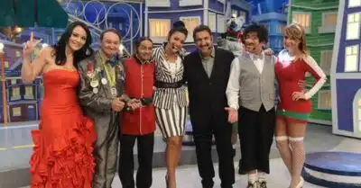 Elenco do Programa do Ratinho. (Foto: Reprodução)