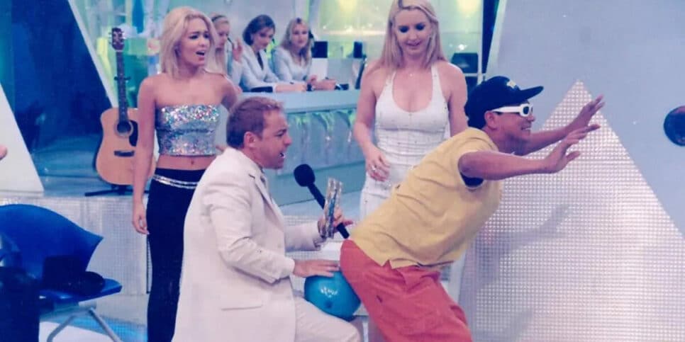 Ex auxiliar de Gugu relembrou o que não gostava de fazer no 'Domingo Legal" (Foto Reprodução/Internet)