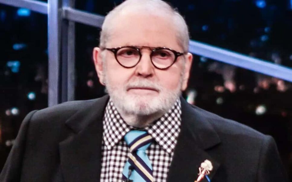 Jô Soares no comando do Programa do Jô na Globo. (Foto: reprodução)