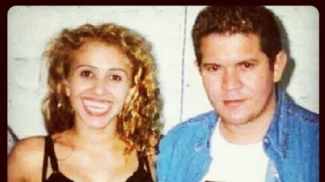 Joelma e Chimbinha no começo de tudo, antes de fazerem sucesso com a banda Calypso (Foto Reprodução/Internet)