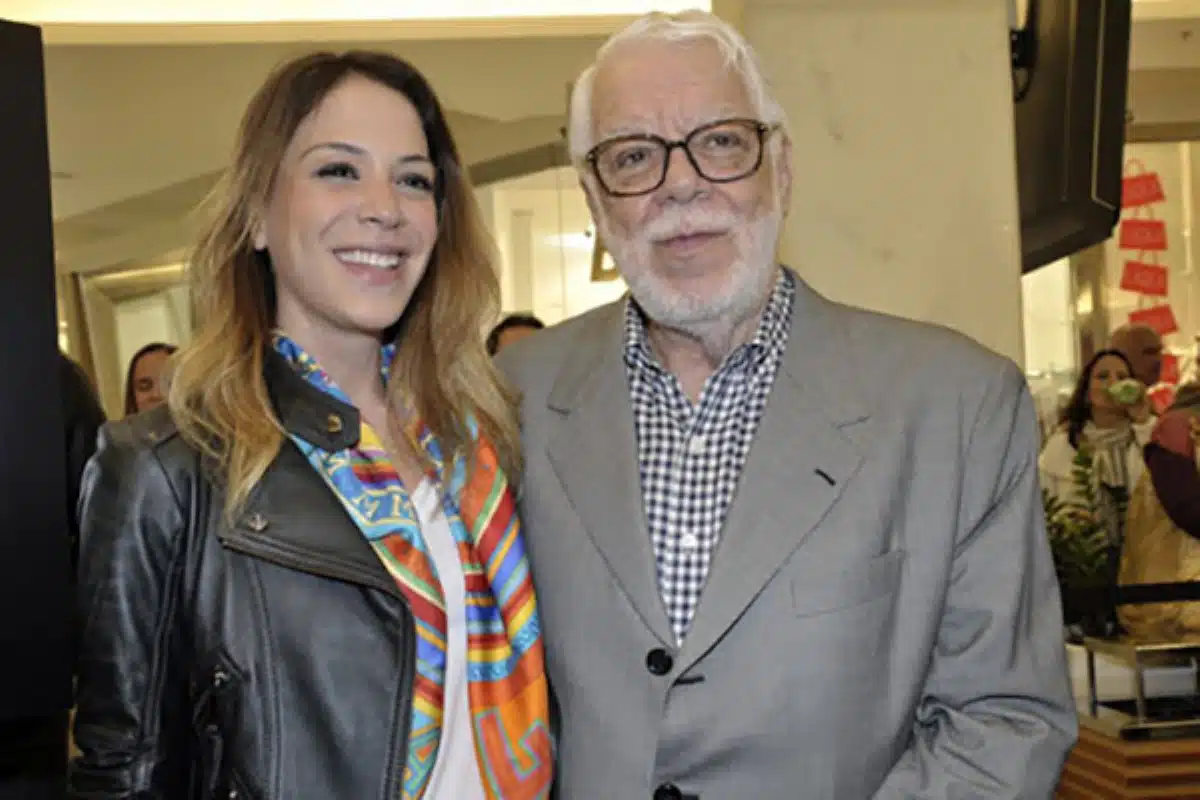 Júlia Almeida e Manoel Carlos (Foto: Divulgação)