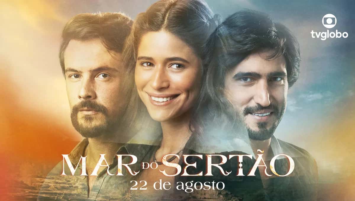 Novela Mar do Sertão é sucesso na Globo. (Foto: reprodução)