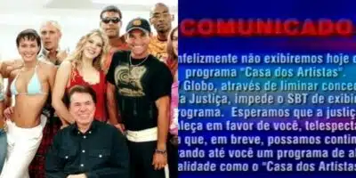 Casa dos Artistas chegou a ficar fora do ar no SBT. (Foto: reprodução)