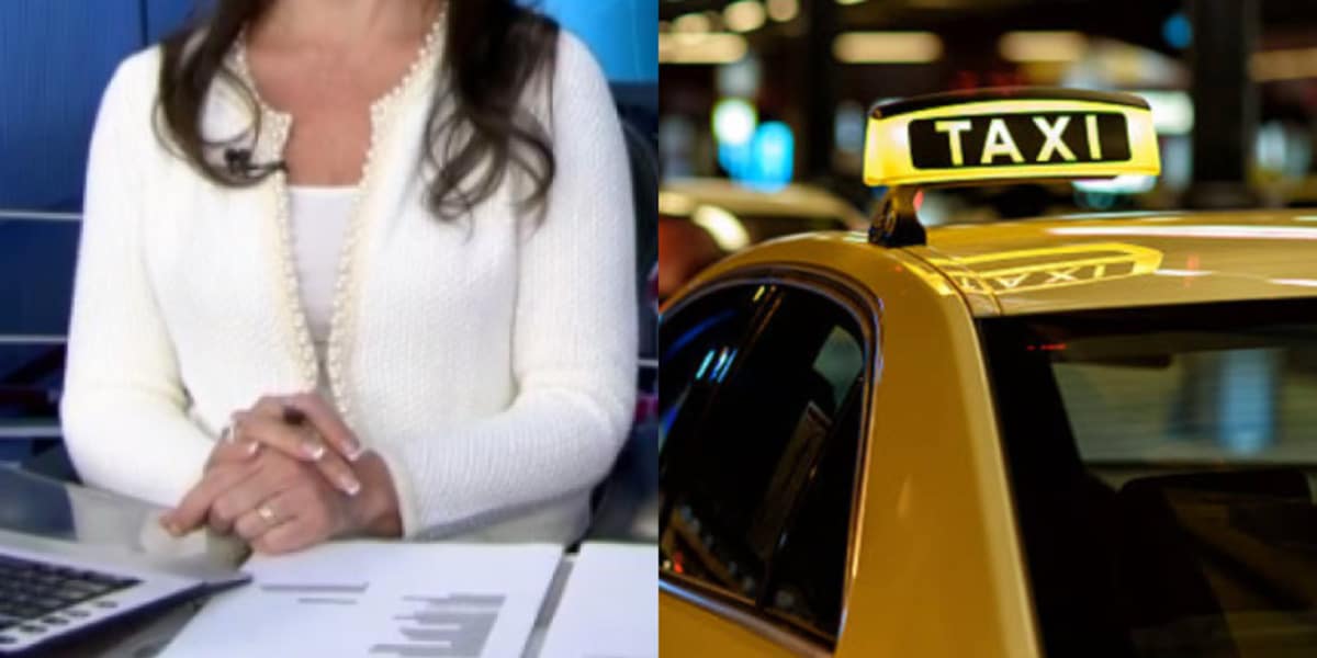 Ex-âncora da Globo foi acusada de roubo por um taxista (Foto Reprodução/Montagem/Fatos da Tv)