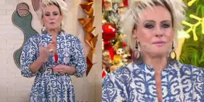 Ana Maria Braga teve um áudio vazado em uma hora inapropriada e pediu intervalo (Foto Reprodução/Montagem/Fatos da Tv)