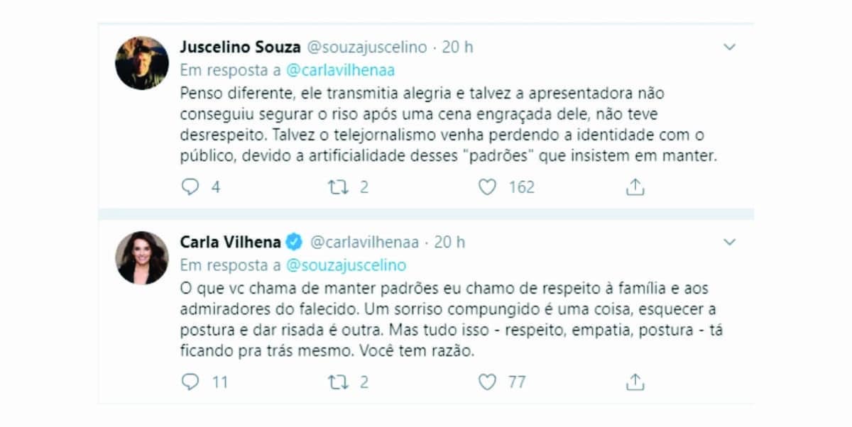 Carla Vilhena fez  crítica a Maju Coutinho no Twitter (Foto: Reprodução)