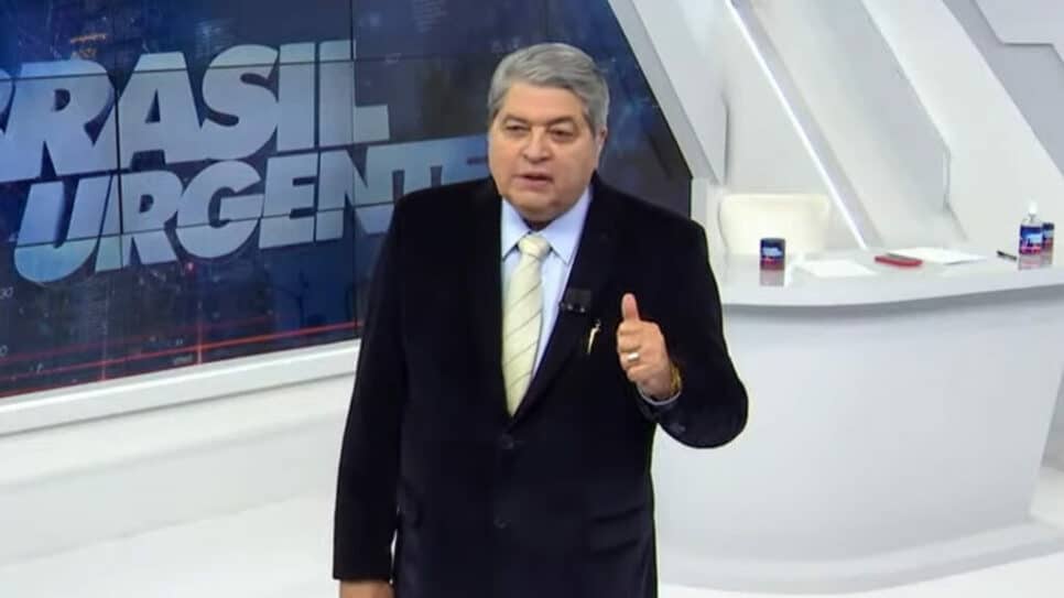 Datena no comando do Brasil Urgente