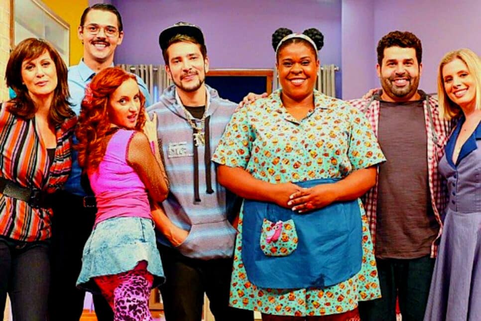 Elenco de "Trair e Coçar é só Começar" (Foto Reprodução/Internet/Tratamento: Fatos da Tv)