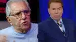 Carlos Alberto de Nóbrega e Silvio Santos. (Foto: reprodução)