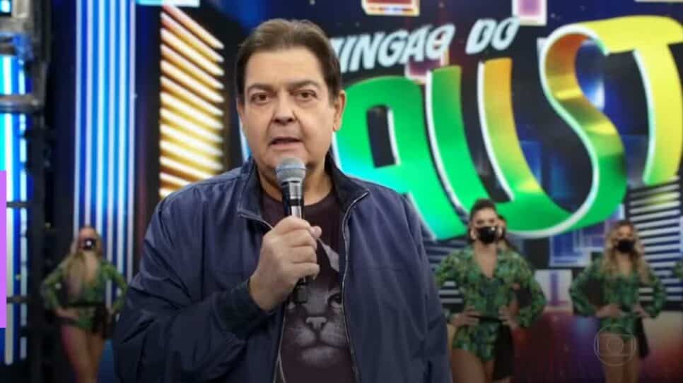 Faustão no extinto Domingão (Foto: Reprodução)