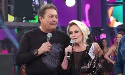 Faustão e Ana Maria Braga no extinto Domingão (Foto Reprodução)