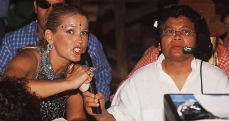 Xuxa ao lado da diretora. (Foto: reprodução)