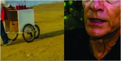 Ator abriu barraquinha de hambúrgueres na praia (Foto: Reprodução/ Montagem/ Fatos da TV)