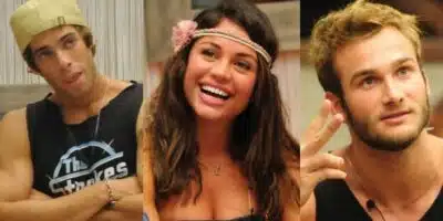 Triângulo amoroso movimentou o Big Brother Brasil Brasil 11 (Foto: Reprodução)