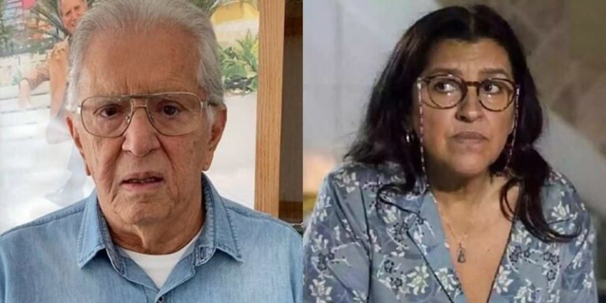 Carlos Alberto de Nóbrega e Regina Casé. (Foto: reprodução)