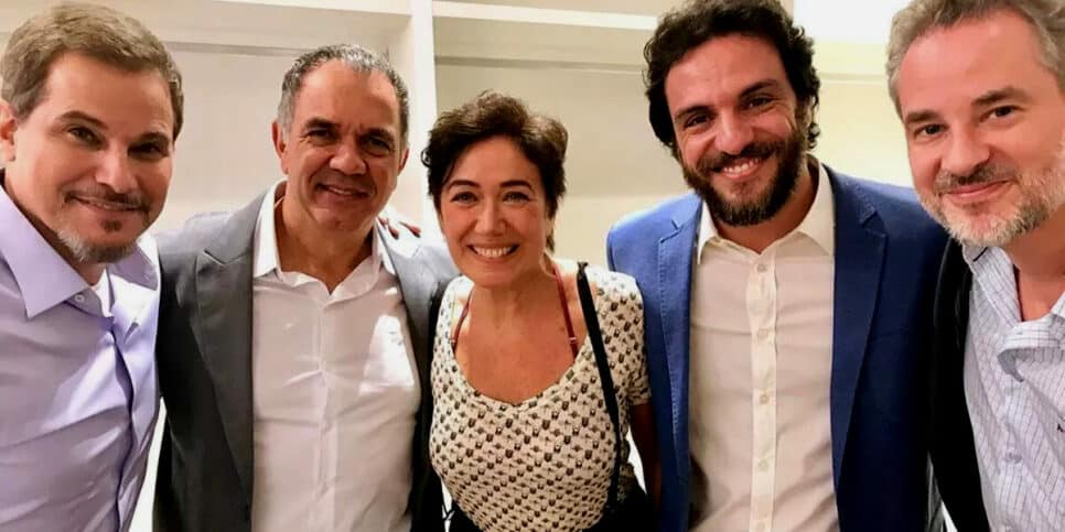Edson Celulari, Humberto Martins, Lilia Cabral, Rodrigo Lombardi e Dan Stulbach. (Foto: Reprodução/Instagram)