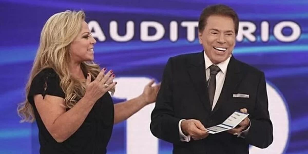 Christina Rocha ao lado de Silvio Santos. (Foto: Reprodução)