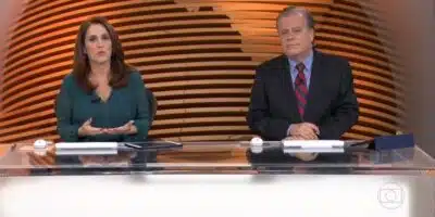 Ana Luíza Guimarães e Chico Pinheiro no Bom Dia Brasil (Foto: Reprodução)