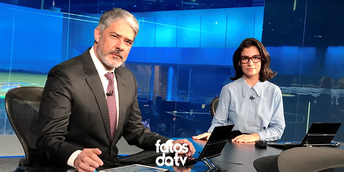 William Bonner e Renata chocaram o Brasil ao abrir JN com notícia apavorante (Foto: Reprodução, Globo)