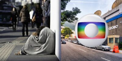 Atriz da Globo foi morar na rua. (Foto: reprodução)