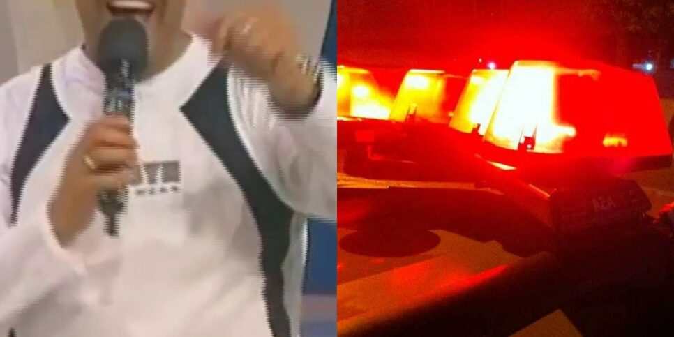 Pegadinha em programa de Sérgio Mallandro terminou mal. (Foto: reprodução)