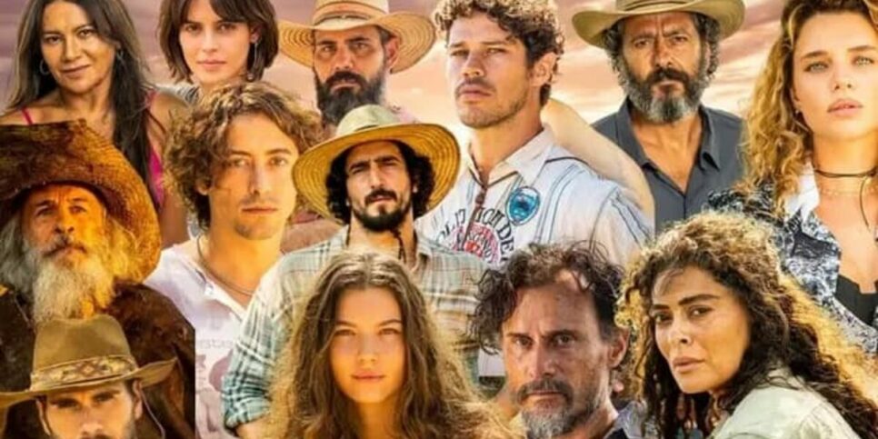 Elenco da novela "Pantanal" (Foto Reprodução/Internet)