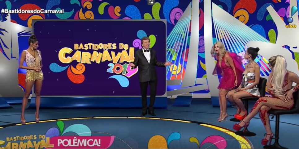 Socialite criticou atual contratada da Globo em programa de TV (Foto: Reprodução/RedeTV!)
