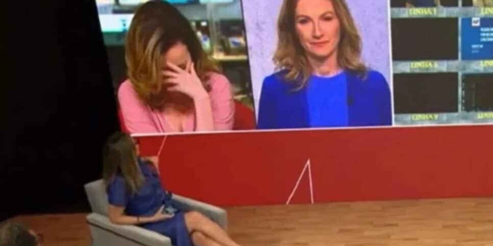 Jornalista da GloboNews soltou palavrão ao vivo (Foto: Reprodução)