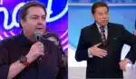 Faustão e Silvio Santos. (Foto: reprodução/Globo/SBT)