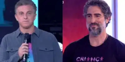 Luciano Huck e Marcos Mion (Foto: Reprodução/Globo)