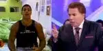 Alexandre Frota e Silvio Santos. (Foto: reprodução)