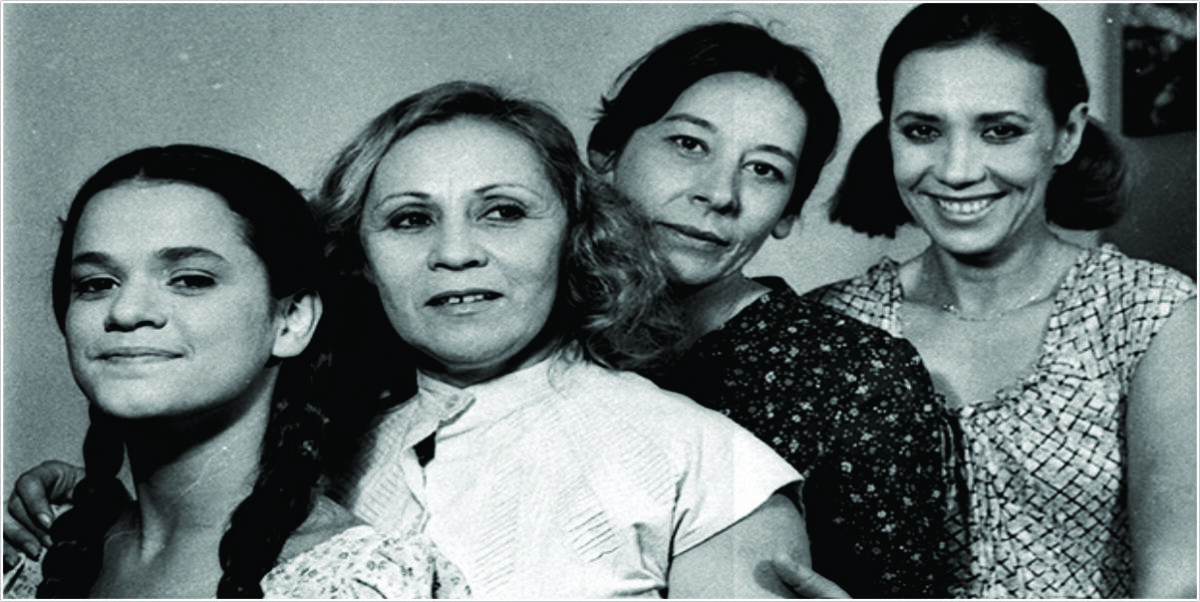Ana Maria Braga, Ilva Niño, Isabel Ribeiro e Arlete Salles atrizes da Globo (Foto: reprodução/Globo)