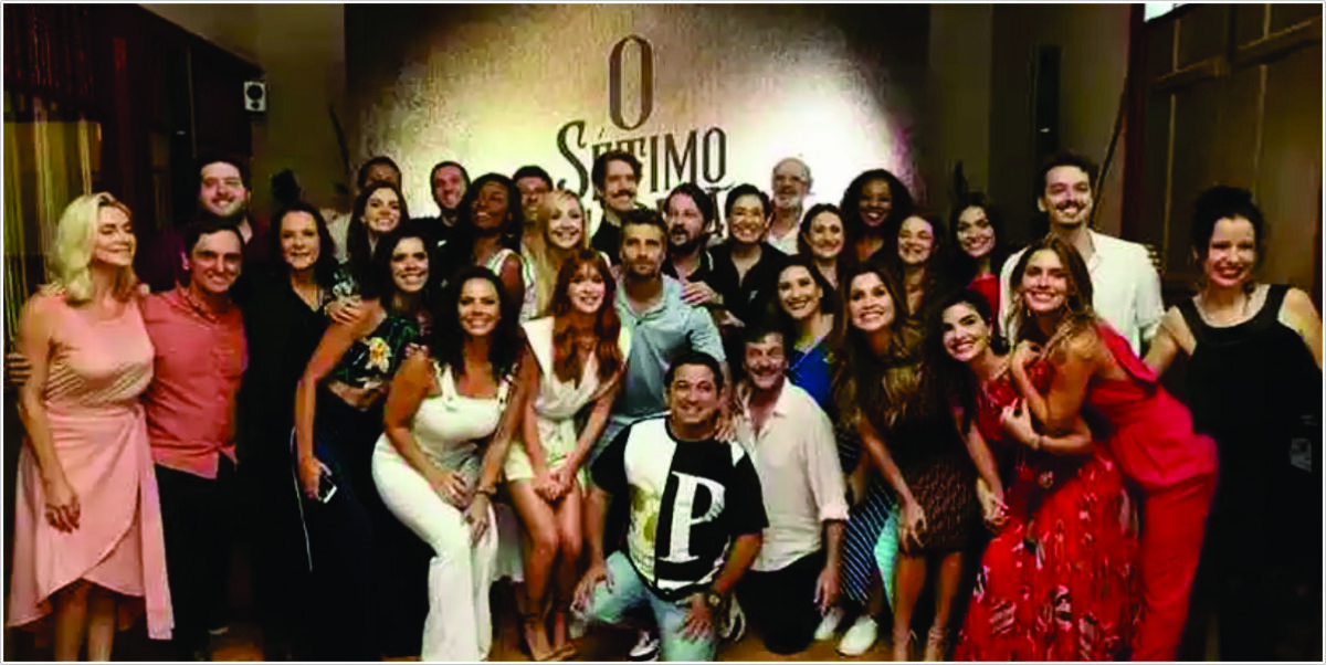 Elenco da novela O Sétimo Guardião (Foto: reprodução/Globo)