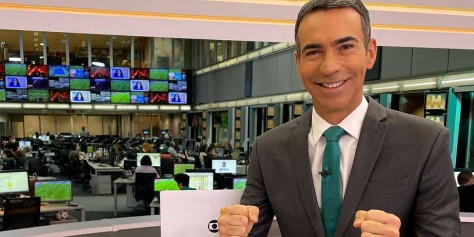 O jornalista Cesar Tralli (Foto: Reprodução)
