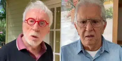 Moacyr Franco e Carlos Alberto de Nóbrega (Foto: Reprodução)