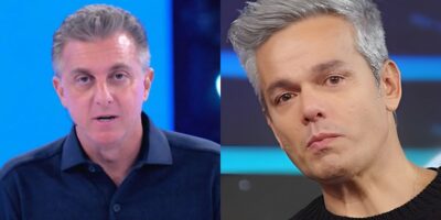 Luciano Huck e Otaviano Costa. (Foto: reprodução/Montagem/Fatos da TV)