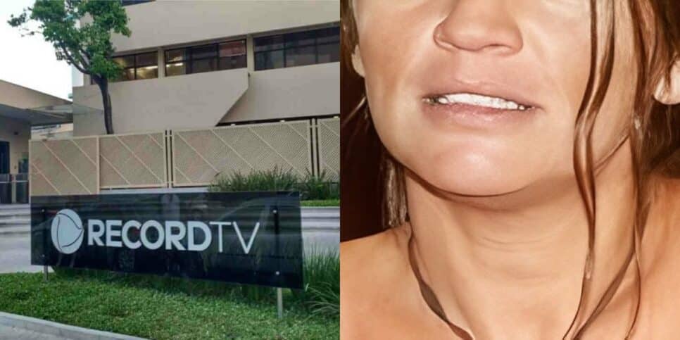 Tássia Camargo não teve boa experiência na Record. (Foto: reprodução/Montagem/Fatos da TV)