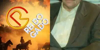 Carlos Vereza está no ar em O Rei do Gado. (Foto: reprodução/Montagem/Fatos da TV)
