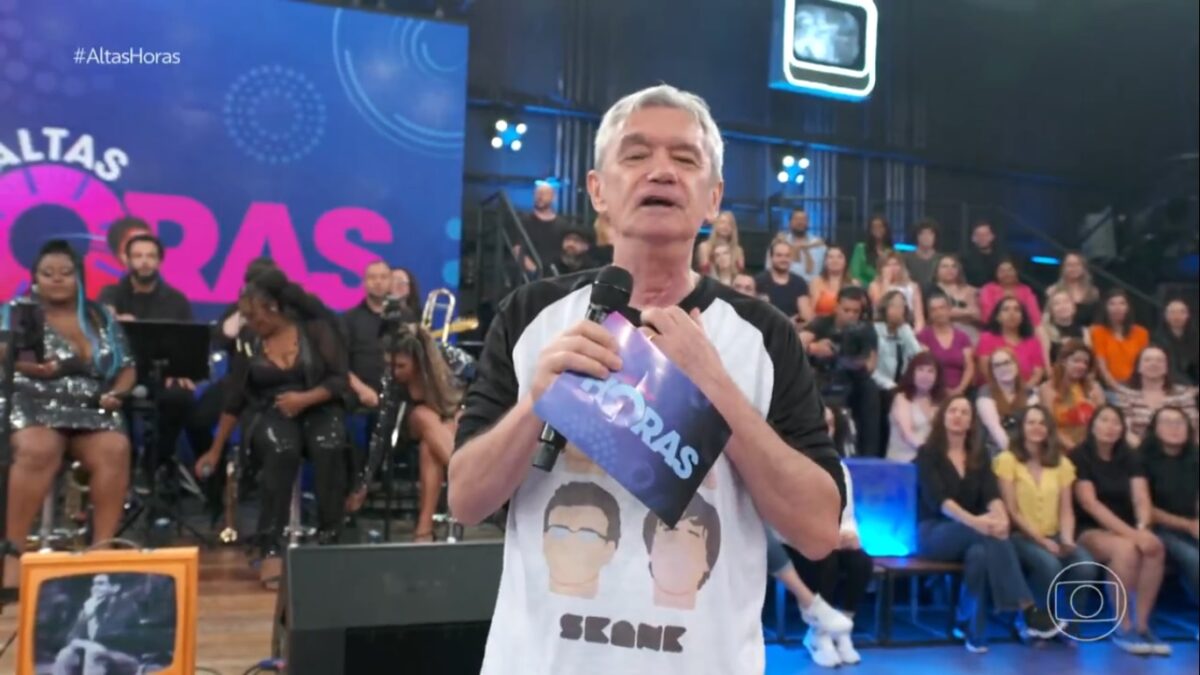 Serginho Groisman no programa Altas Horas (Foto: Reprodução/ Globo)