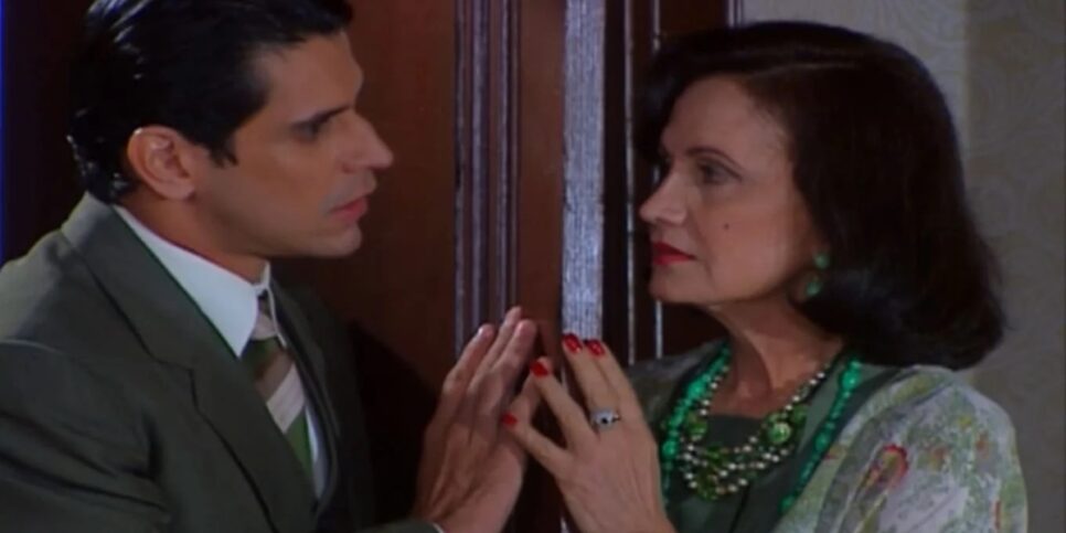 Alexandre Barillari e Rosamaria Murtinho em Chocolate com Pimenta (Foto: Reprodução)