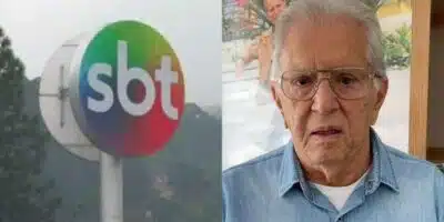 Carlos Alberto de Nóbrega comanda A Praça é Nossa no SBT. (Foto: reprodução/Montagem)